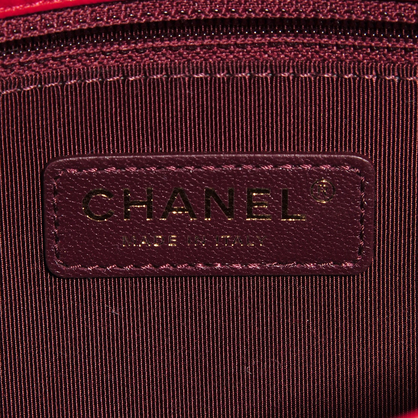 Sheepskin Quilted Vintage Mademoiselle Flap Red