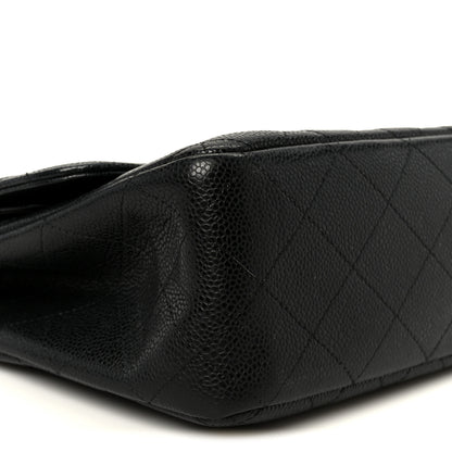 Chanel Caviar Quilted Jumbo Double Flap Black 10 of 11