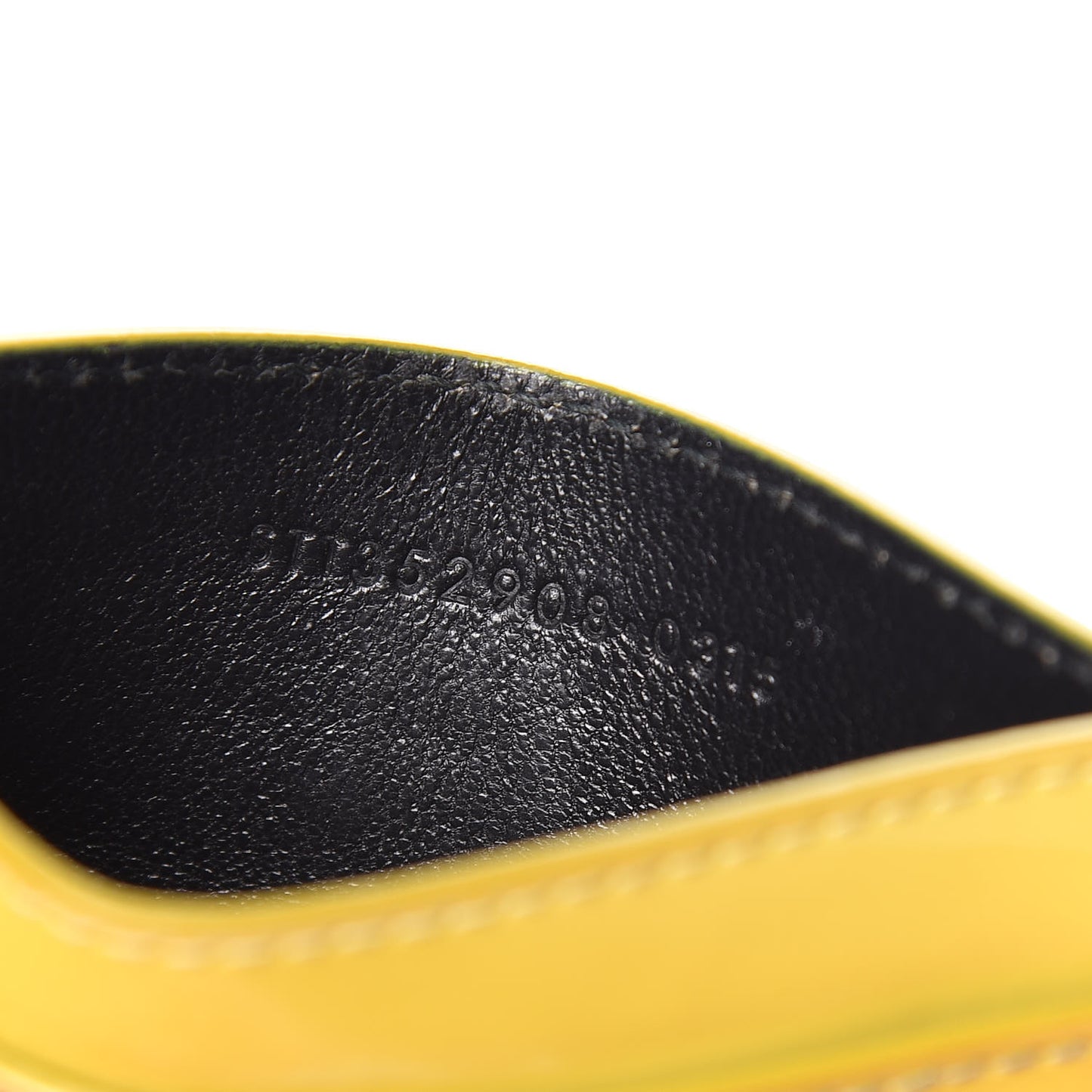 Patent Belle De Jour Card Case Yellow