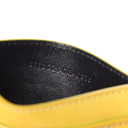 Saint Laurent Patent Belle De Jour Card Case Yellow 6 of 11