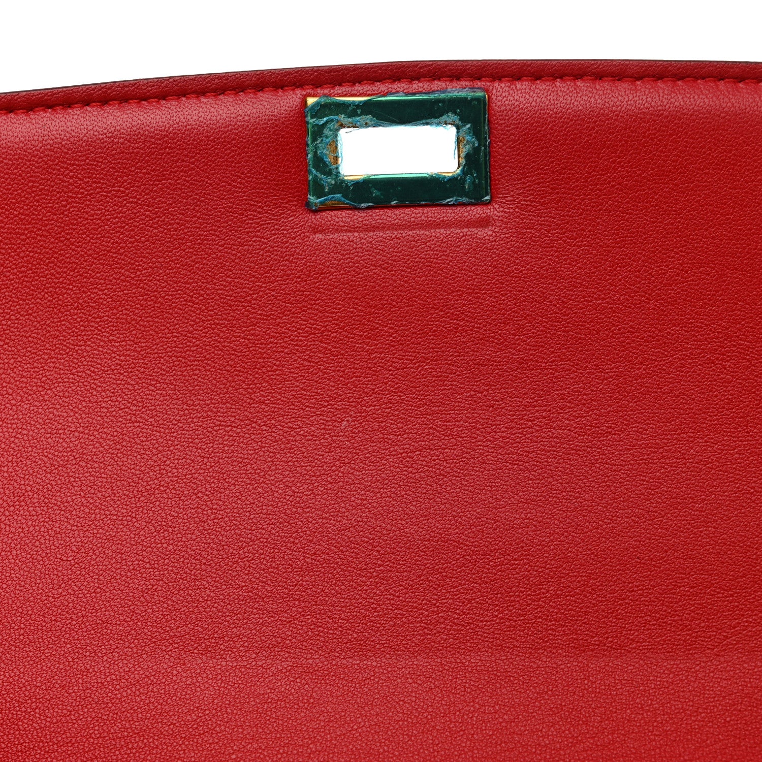 Celine Goatskin Medium Classic Box Flap Bag Carmin 13 of 14