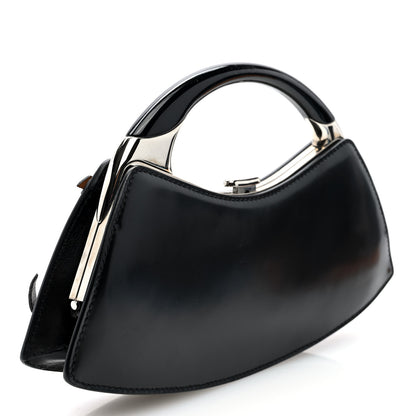 Christian Dior Glazed Calfskin Bondage Clutch Black 3 of 10