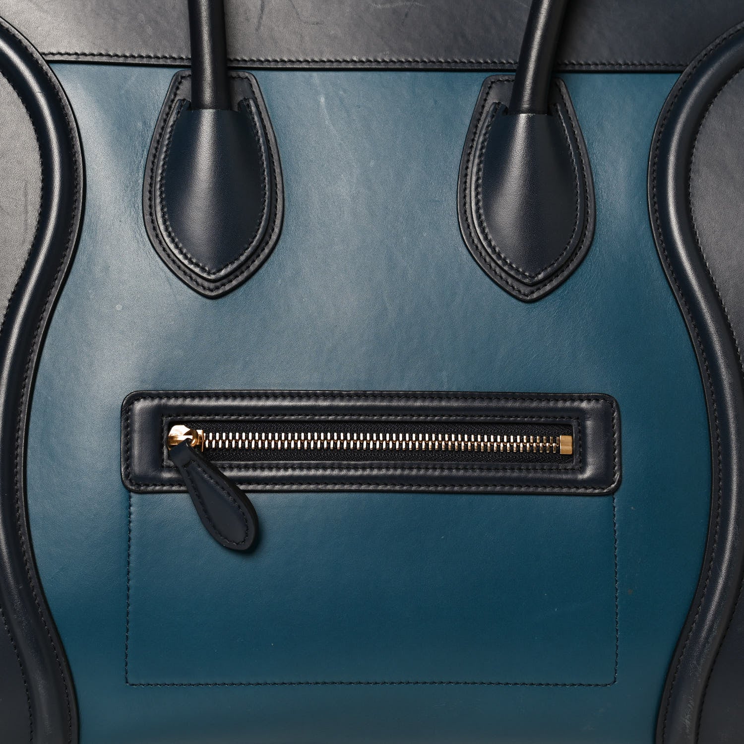 Celine Smooth Calfskin Tri-Color Mini Luggage 8 of 12