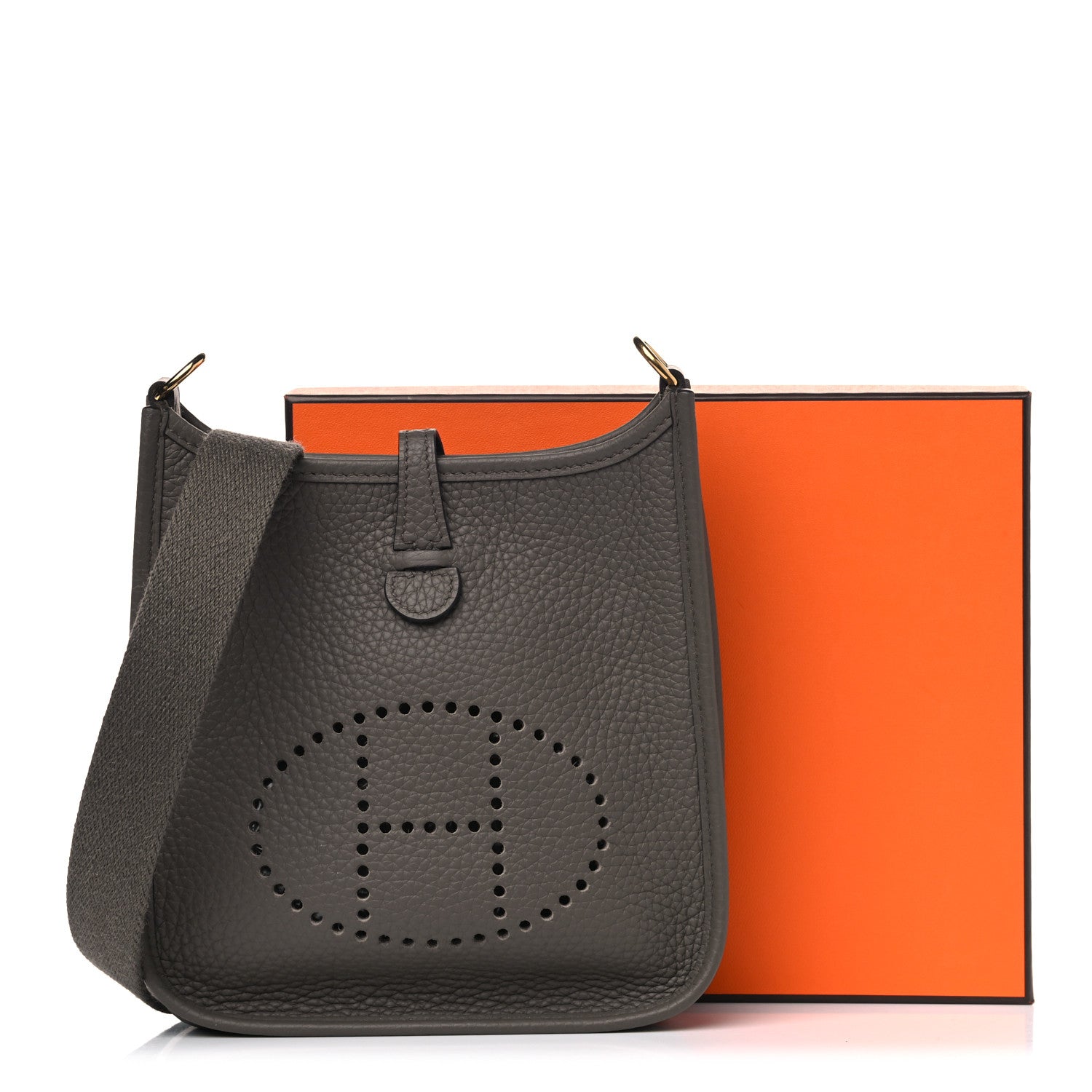 Hermes Taurillon Clemence Evelyne TPM Etain 15 of 15