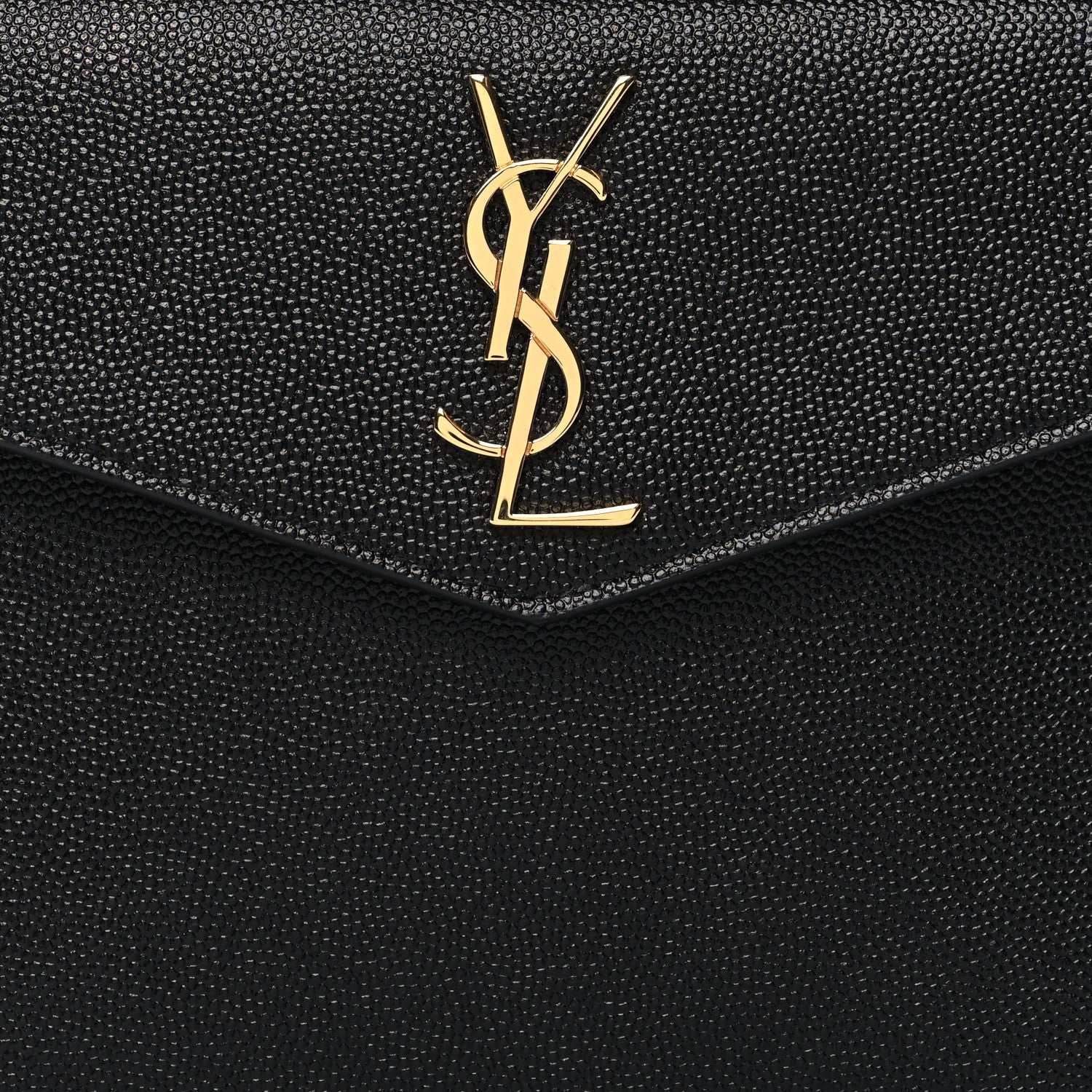 Saint Laurent Grain De Poudre Uptown Baby Pouch Black 7 of 9