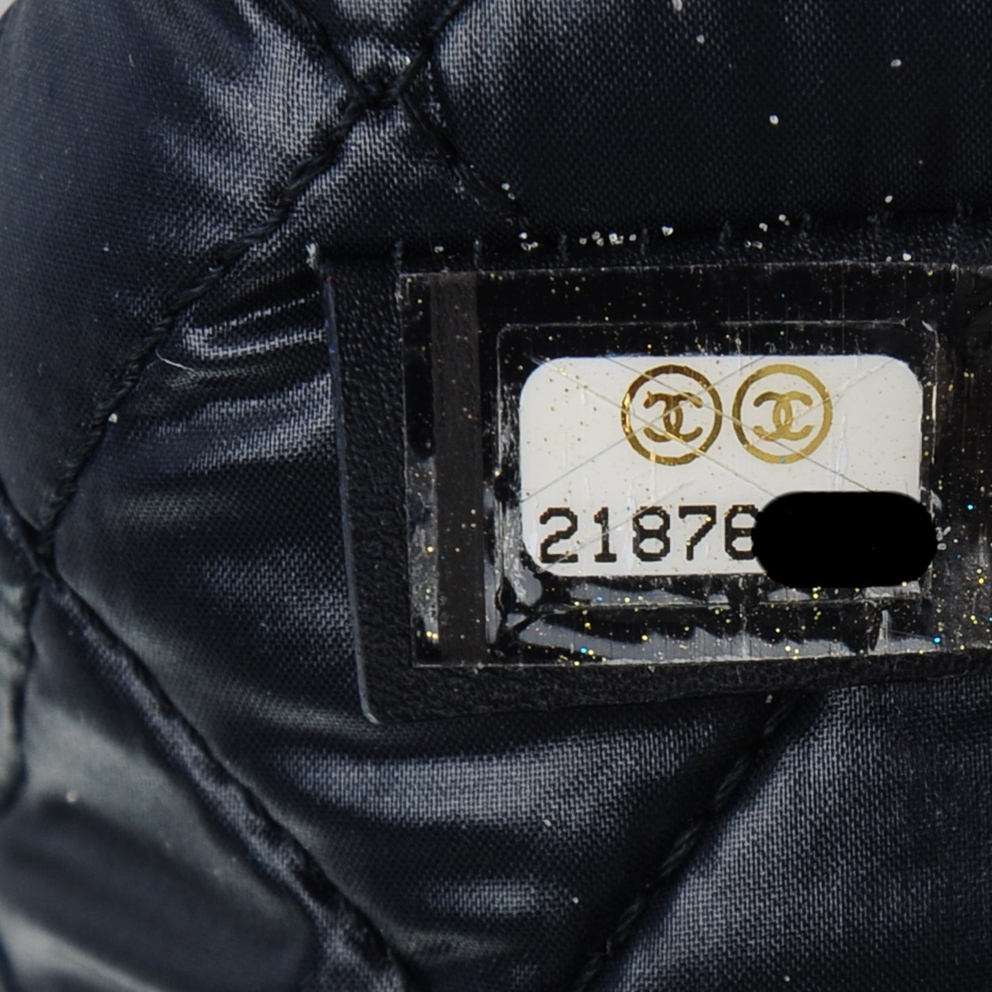 Denim Large Deauville Pouch Dark Blue