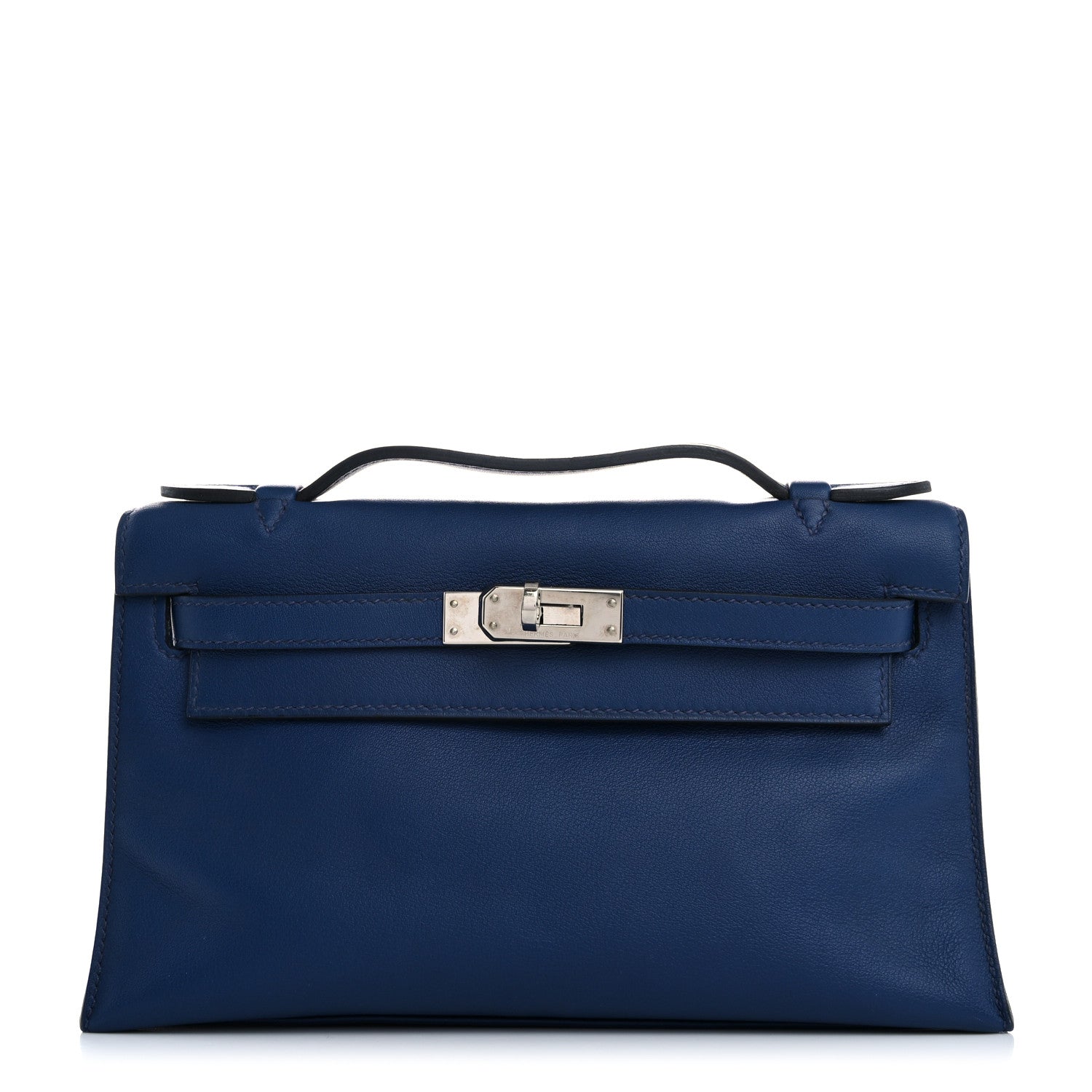 Hermes Swift Kelly Pochette Clutch Bleu Saphir 1 of 11