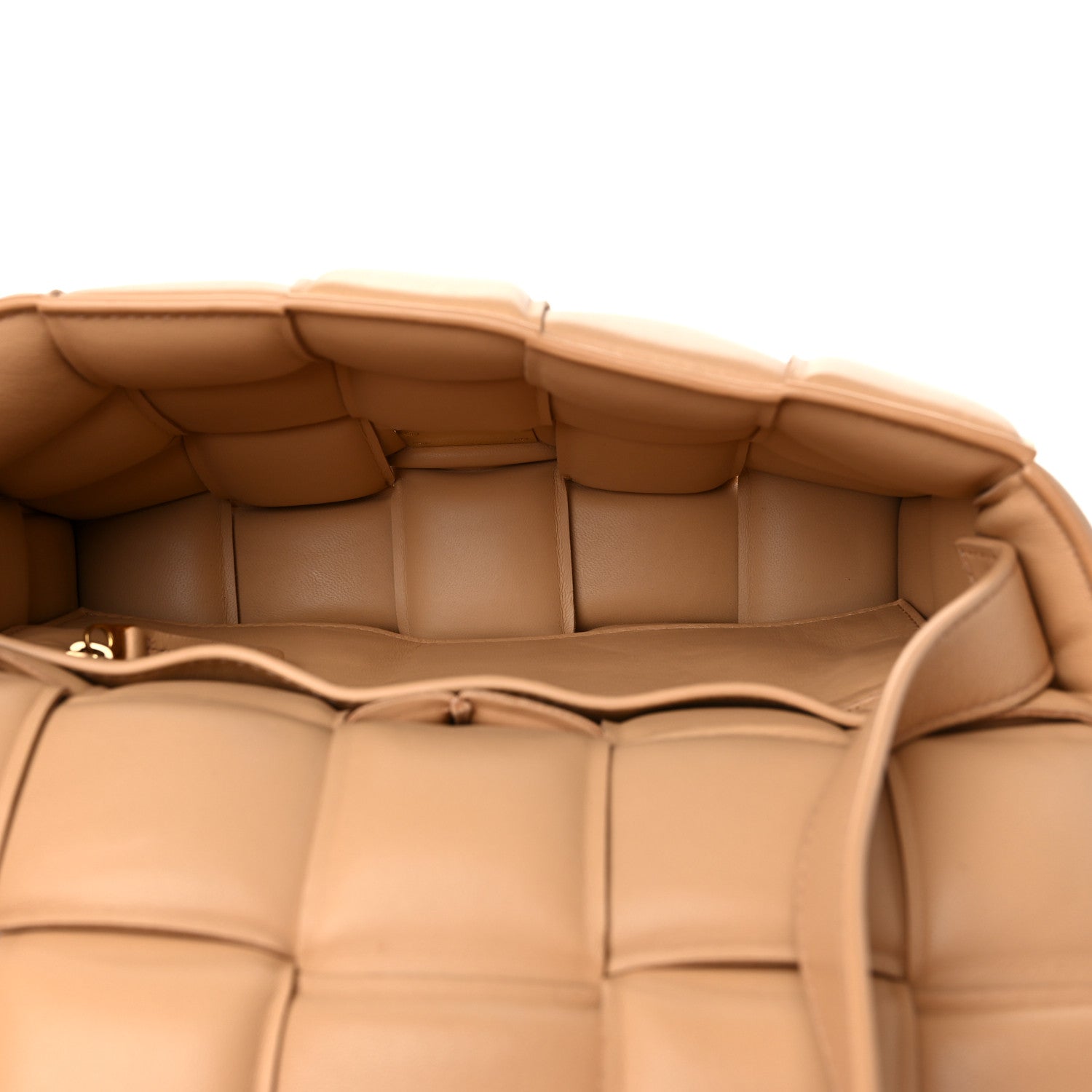 Bottega Veneta Nappa Maxi Intreccio Padded Cassette Crossbody Bag Almond 5 of 11