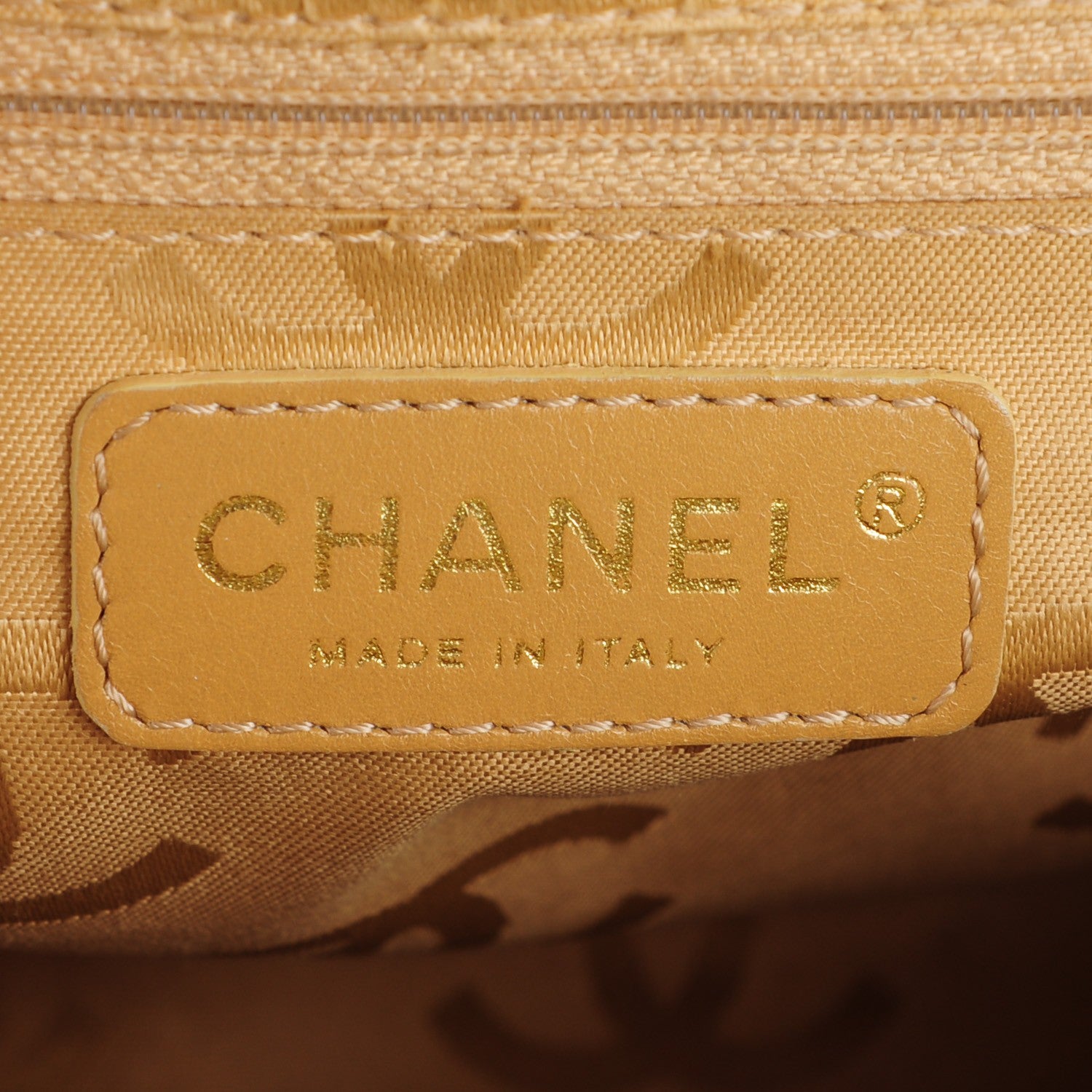 Chanel Calfskin Wild Stitch Top Handle Bag Beige 9 of 18