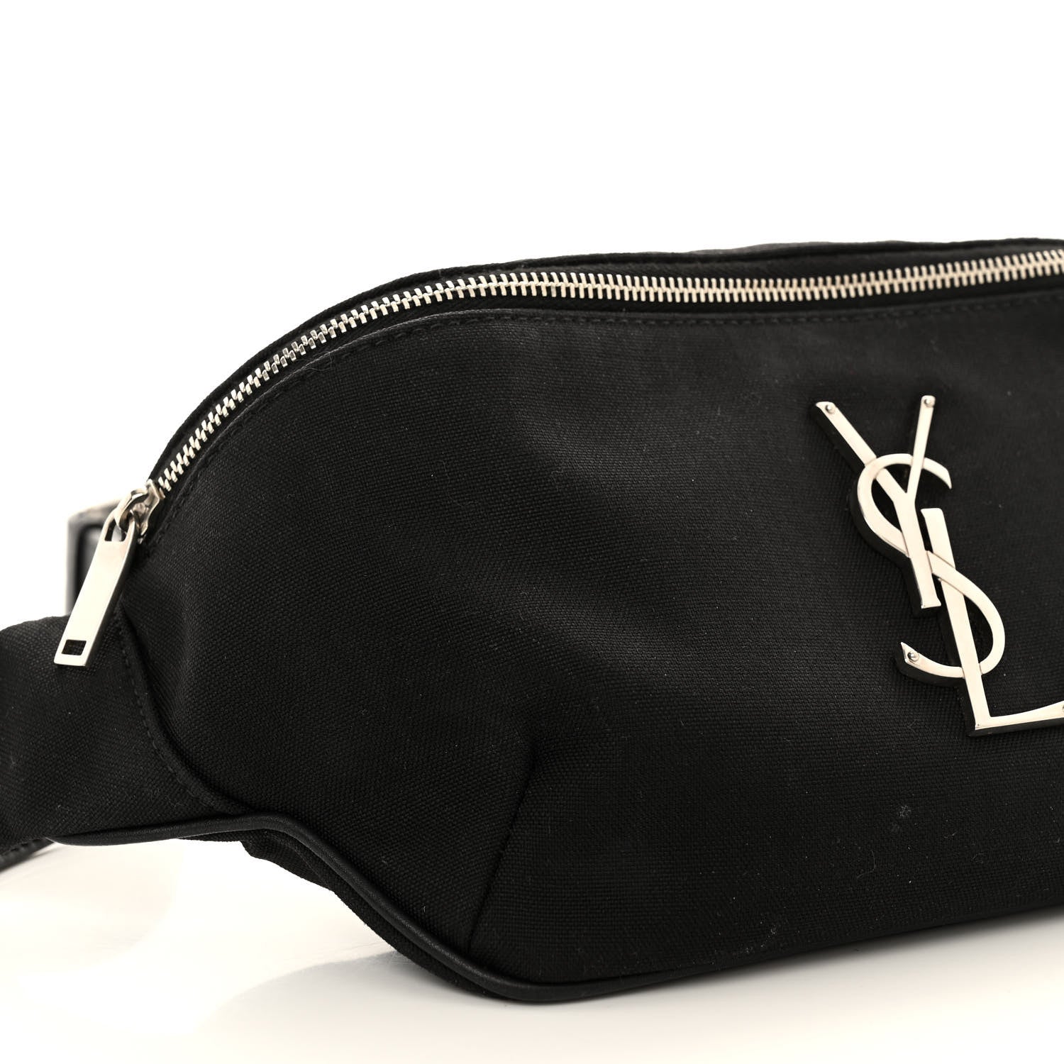 Saint Laurent Canvas Monogram Belt Bag Black 9 of 10