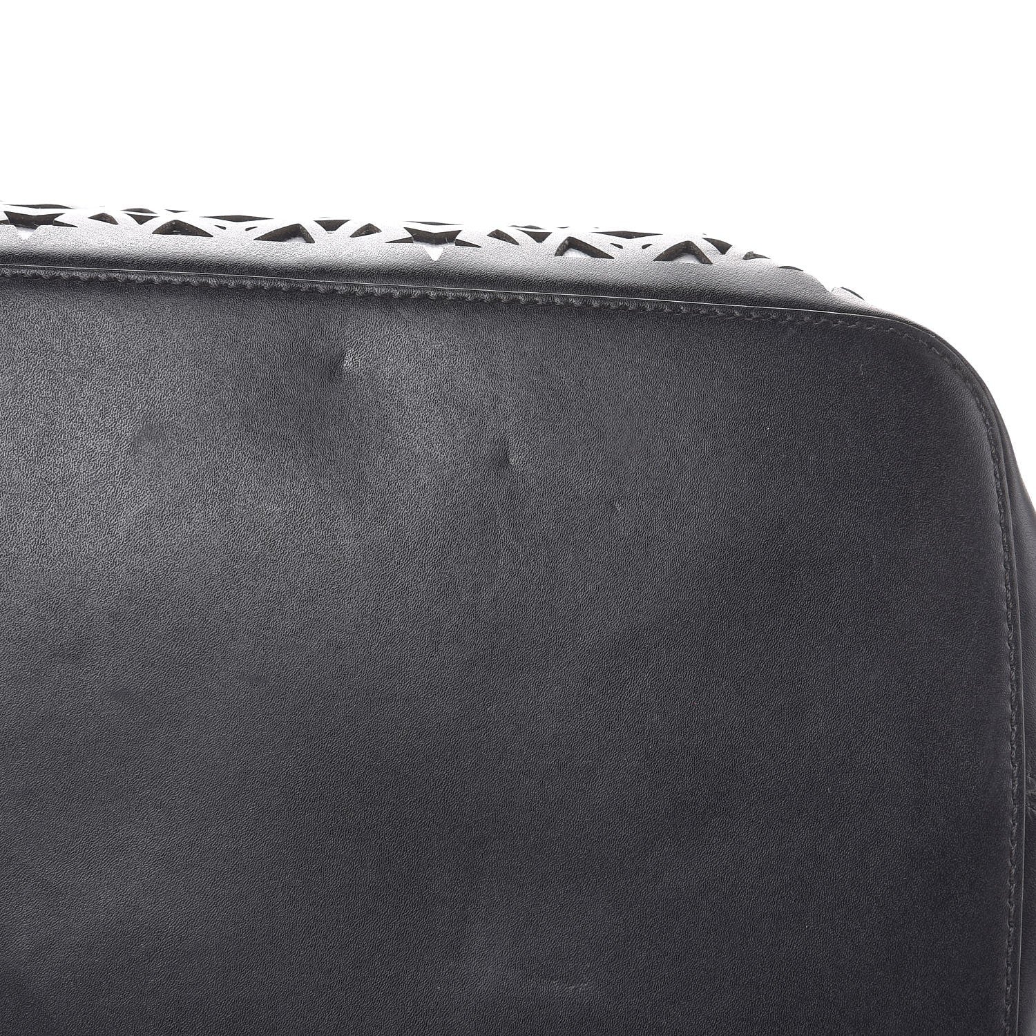 Givenchy Calfskin Lazer Cut Large Antigona Tote Black White 16 of 16