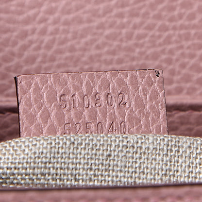 Gucci Dollar Calfskin Interlocking G Top Handle Shoulder Bag Soft Pink 6 of 11