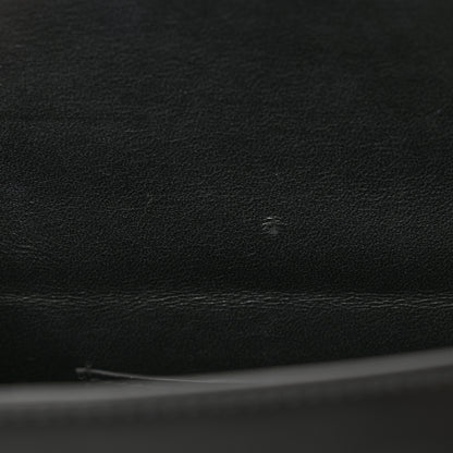 Salvatore Ferragamo Calfskin Trifolio Box Bag Black 9 of 10