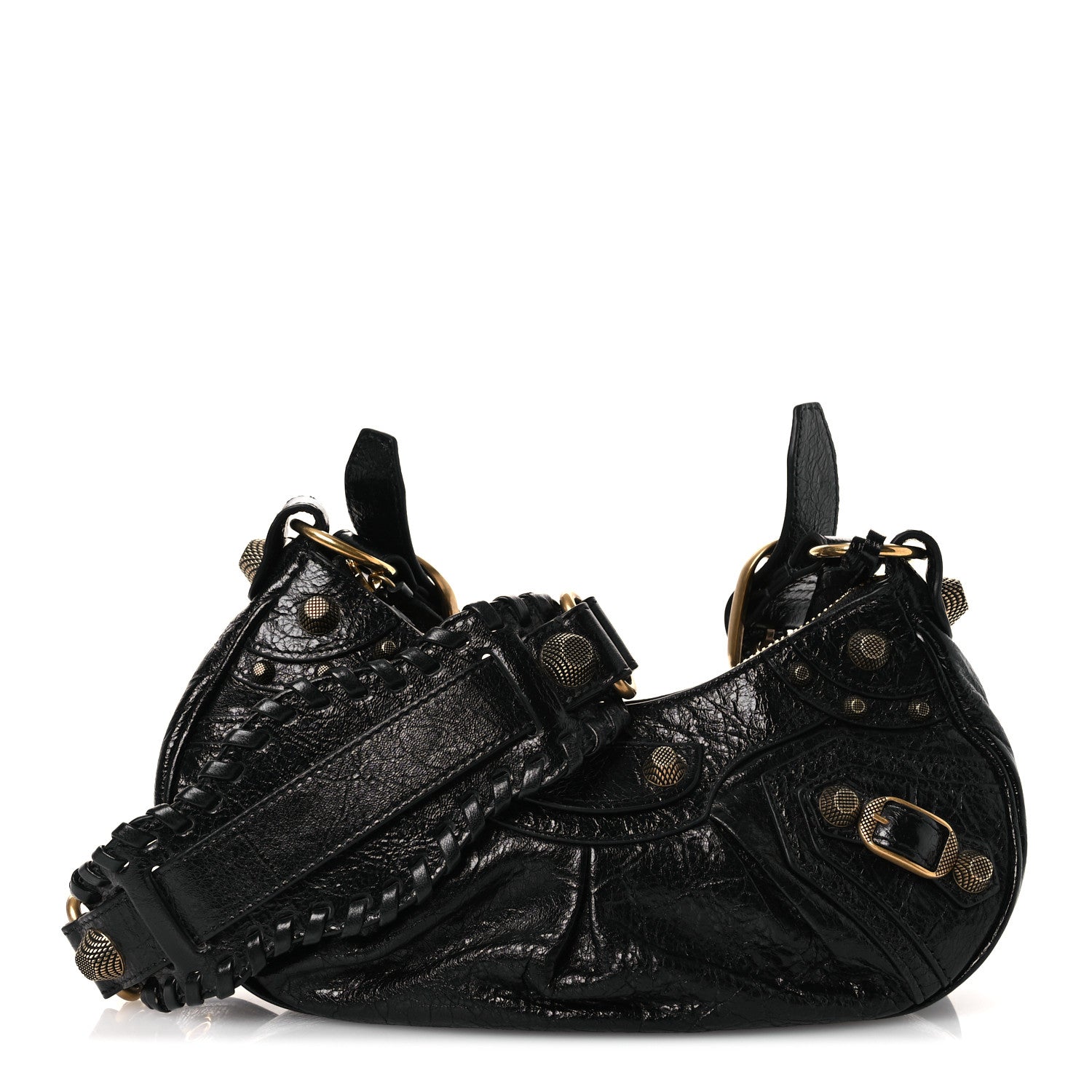 Balenciaga Agneau Arena Le Cagole Shoulder Bag XS Black 1 of 11