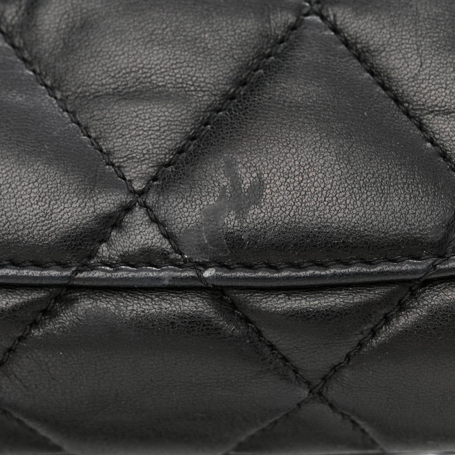 Lambskin Quilted Chanel 3 Large Accordion Flap Black