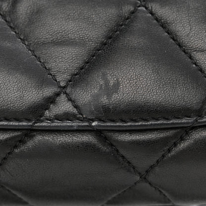 Chanel Lambskin Quilted Chanel 3 Large Accordion Flap Black 13 of 13