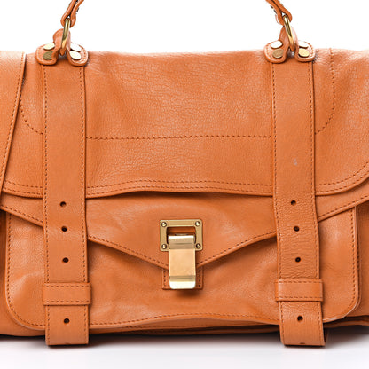 Proenza Schouler Lambskin Medium PS1 Satchel Saffron 8 of 16