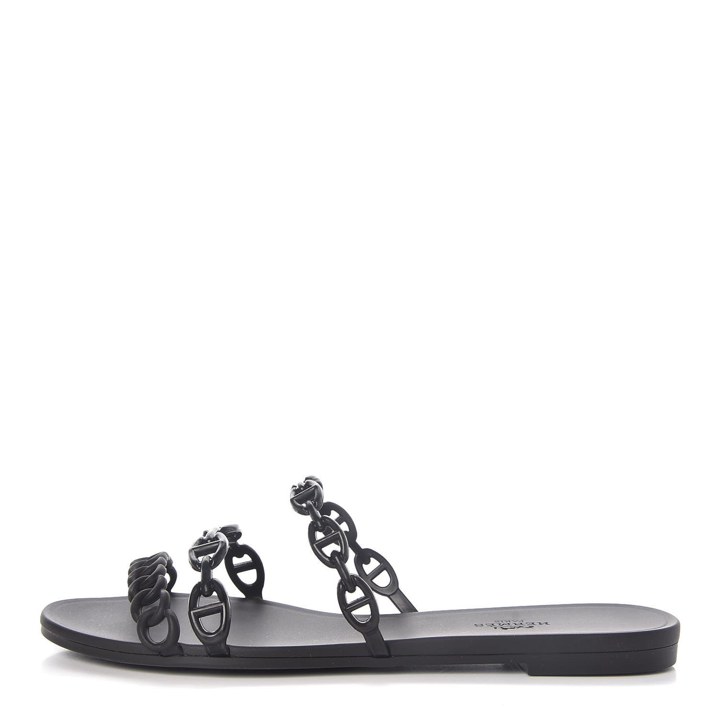 Rubber Chaine d'Ancre Rivage Sandals 39 Black