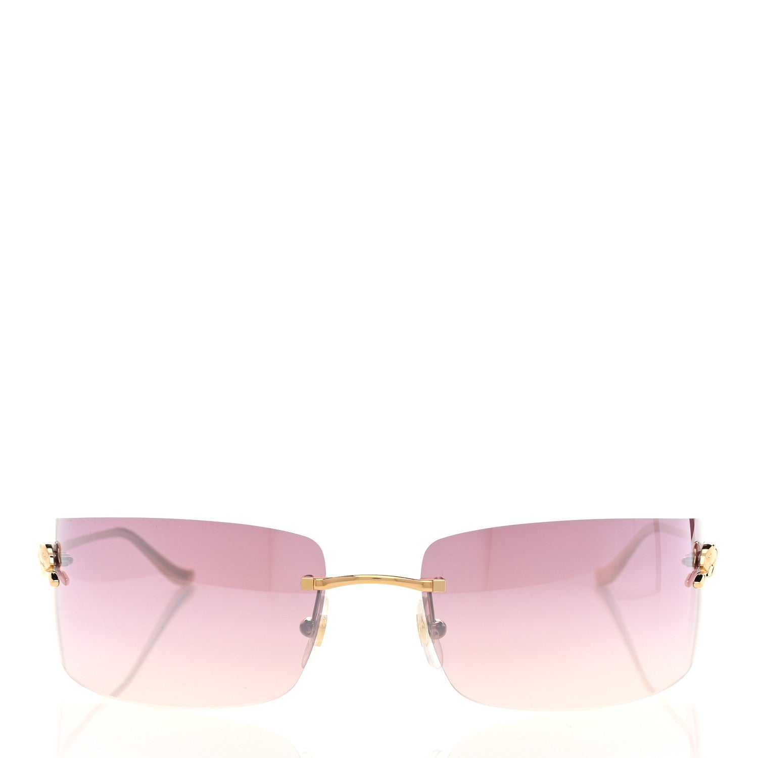 Cartier Panthere De Cartier Sunglasses CT0503S Gold 2 of 7