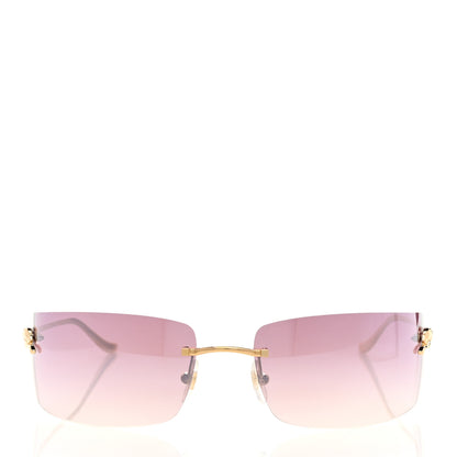 Cartier Panthere De Cartier Sunglasses CT0503S Gold 2 of 7