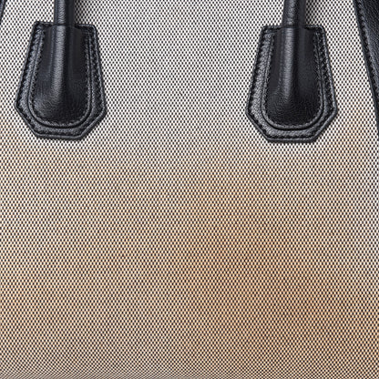 Givenchy Canvas Sugar Goatskin Striped Small Antigona Black 15 of 16