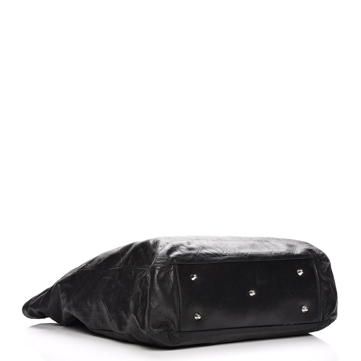 Lambskin Medium Dior Soft Tote Black