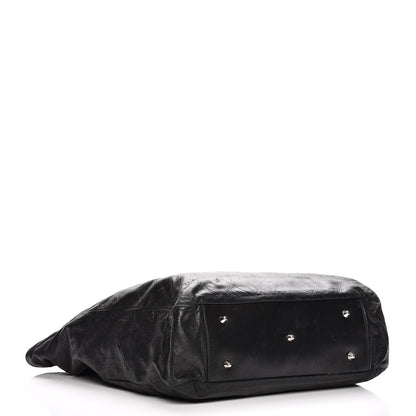 Christian Dior Lambskin Medium Dior Soft Tote Black 4 of 11
