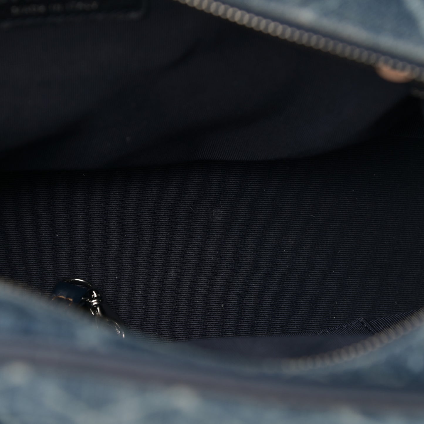 Denim Calfskin Medium Gabrielle Hobo Blue