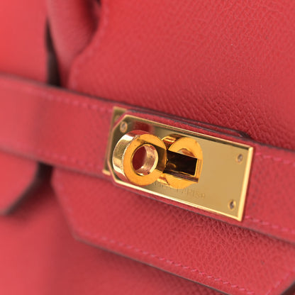 Hermes Epsom Birkin 30 Rouge Casaque 36 of 42