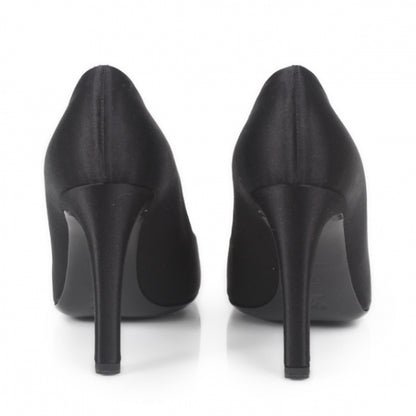 Louis Vuitton Satin Swarovski Crystal Heels 39.5 Black 3 of 10