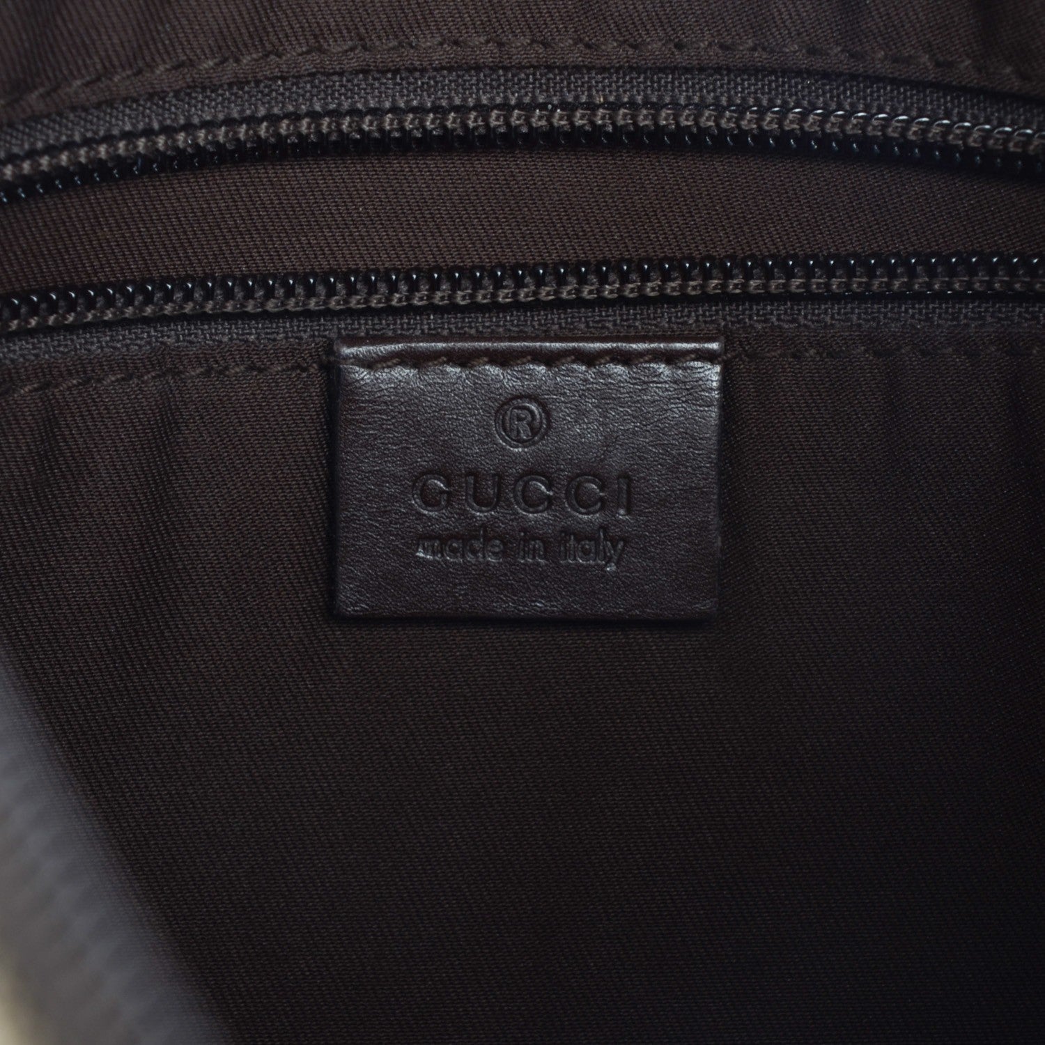 Gucci Monogram Calfskin Perforated Medium Flat Messenger Bag Dark Brown 8 of 11