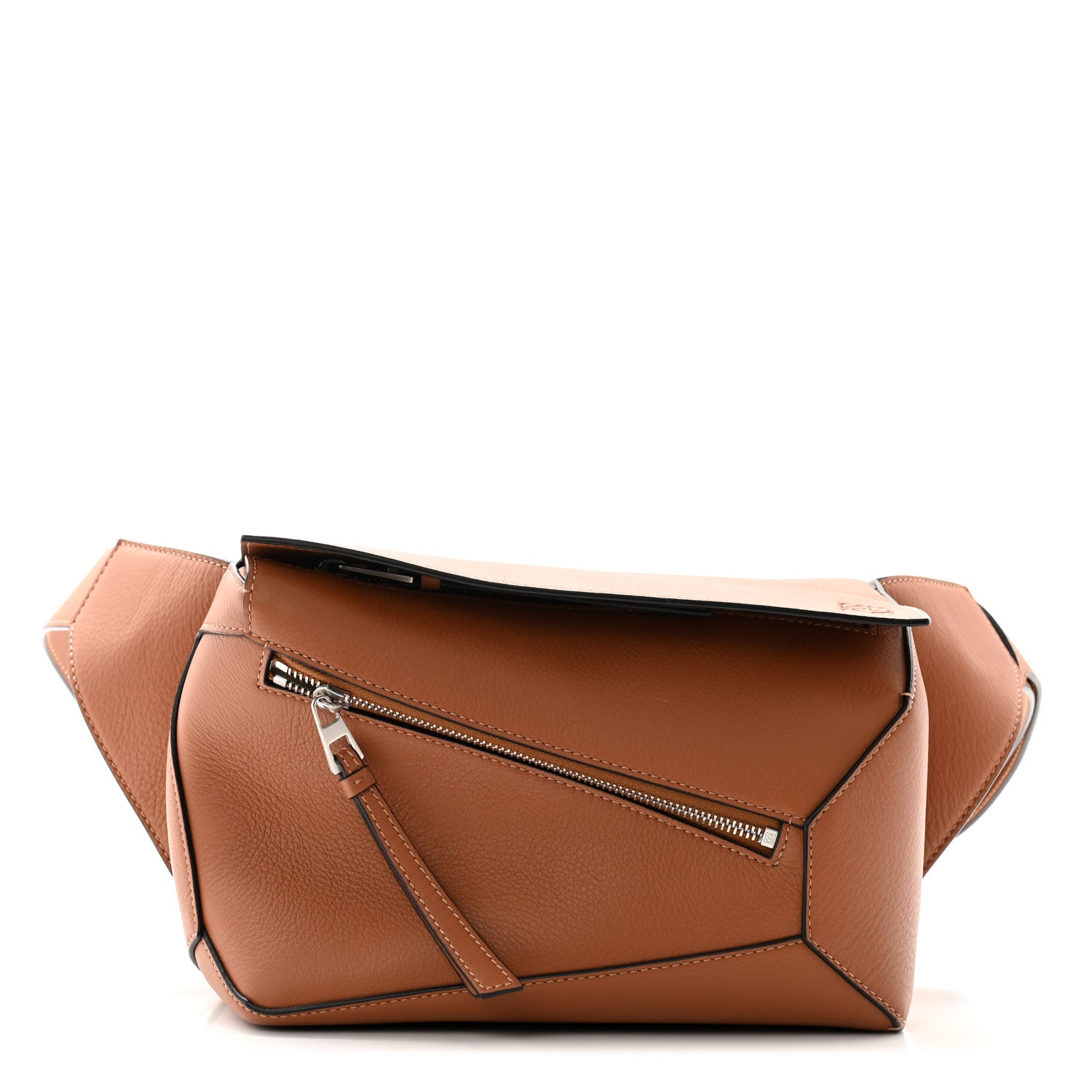 Loewe Calfskin Small Puzzle Bumbag Tan 1 of 10