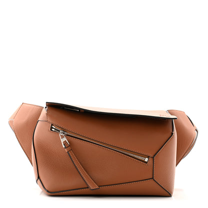 Loewe Calfskin Small Puzzle Bumbag Tan 1 of 10
