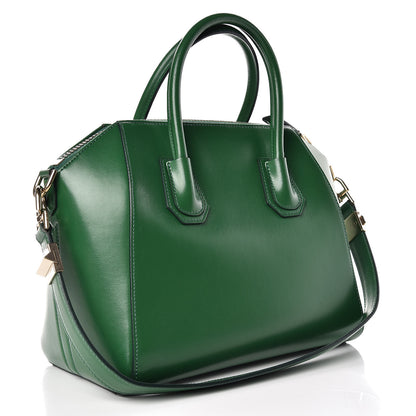 Givenchy Shiny Lord Calfskin Small Antigona Emerald 3 of 16