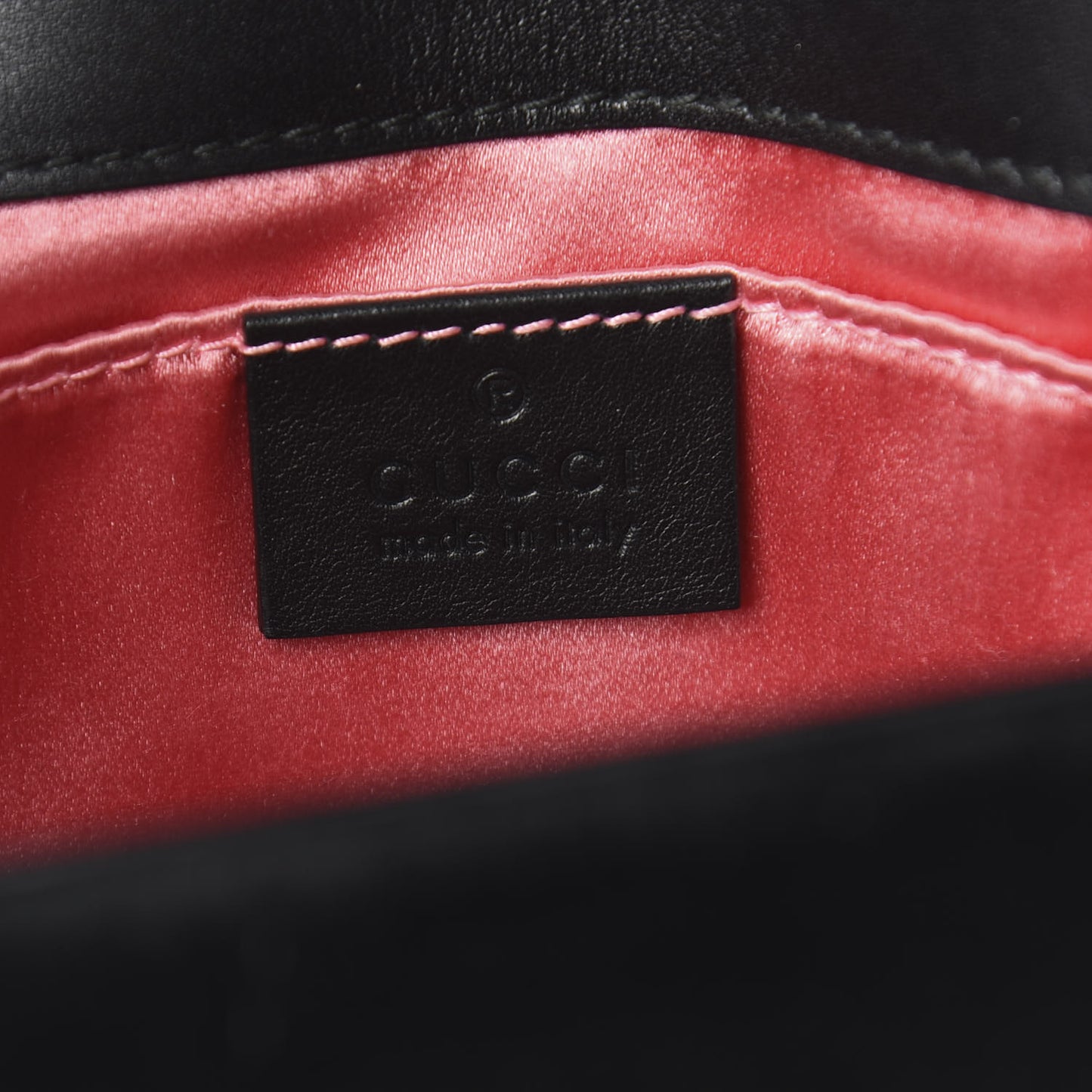 Velvet Matelasse Mini GG Marmont Shoulder Bag Black