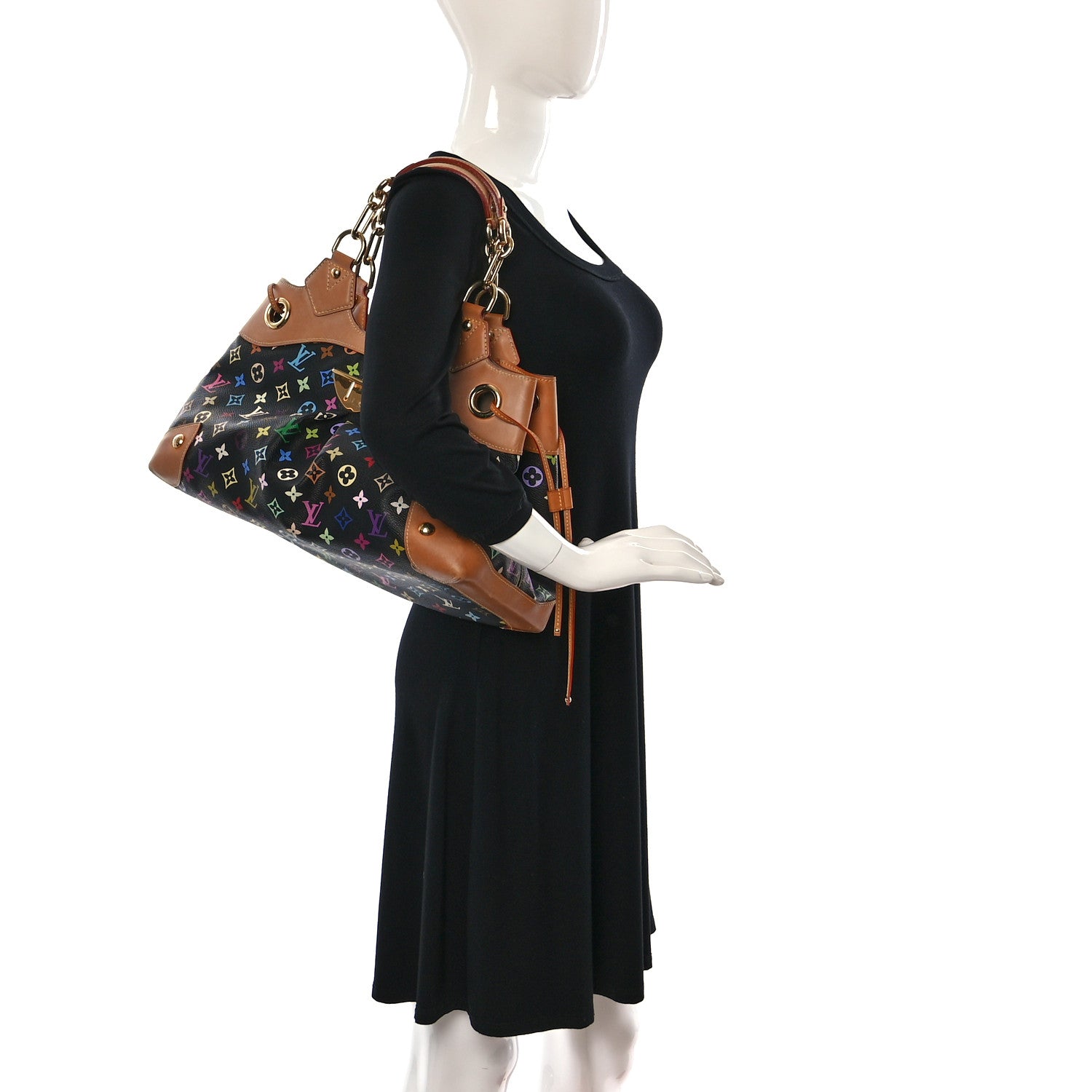 Louis Vuitton Monogram Multicolor Ursula Black 2 of 11