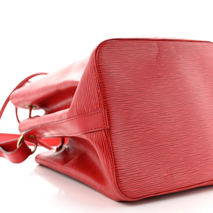 Louis Vuitton Epi Petit Noe Castillan Red 8 of 9