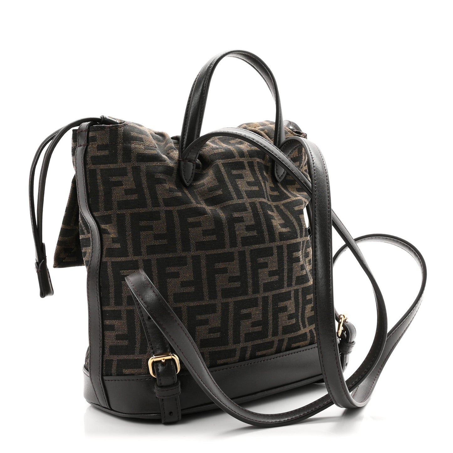 Vitello Grace Jacquard FF Backpack Brown