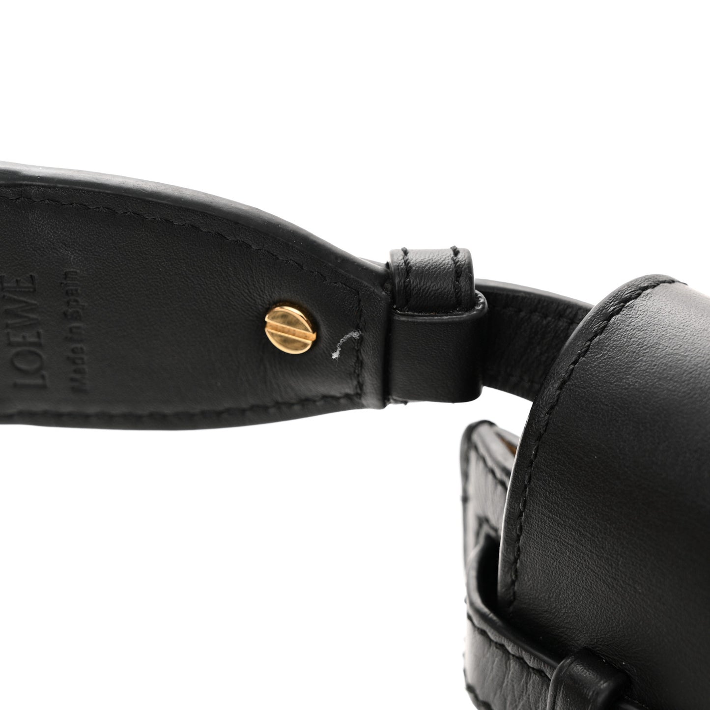 Calfskin Jacquard Mini Gate Dual Bag Black