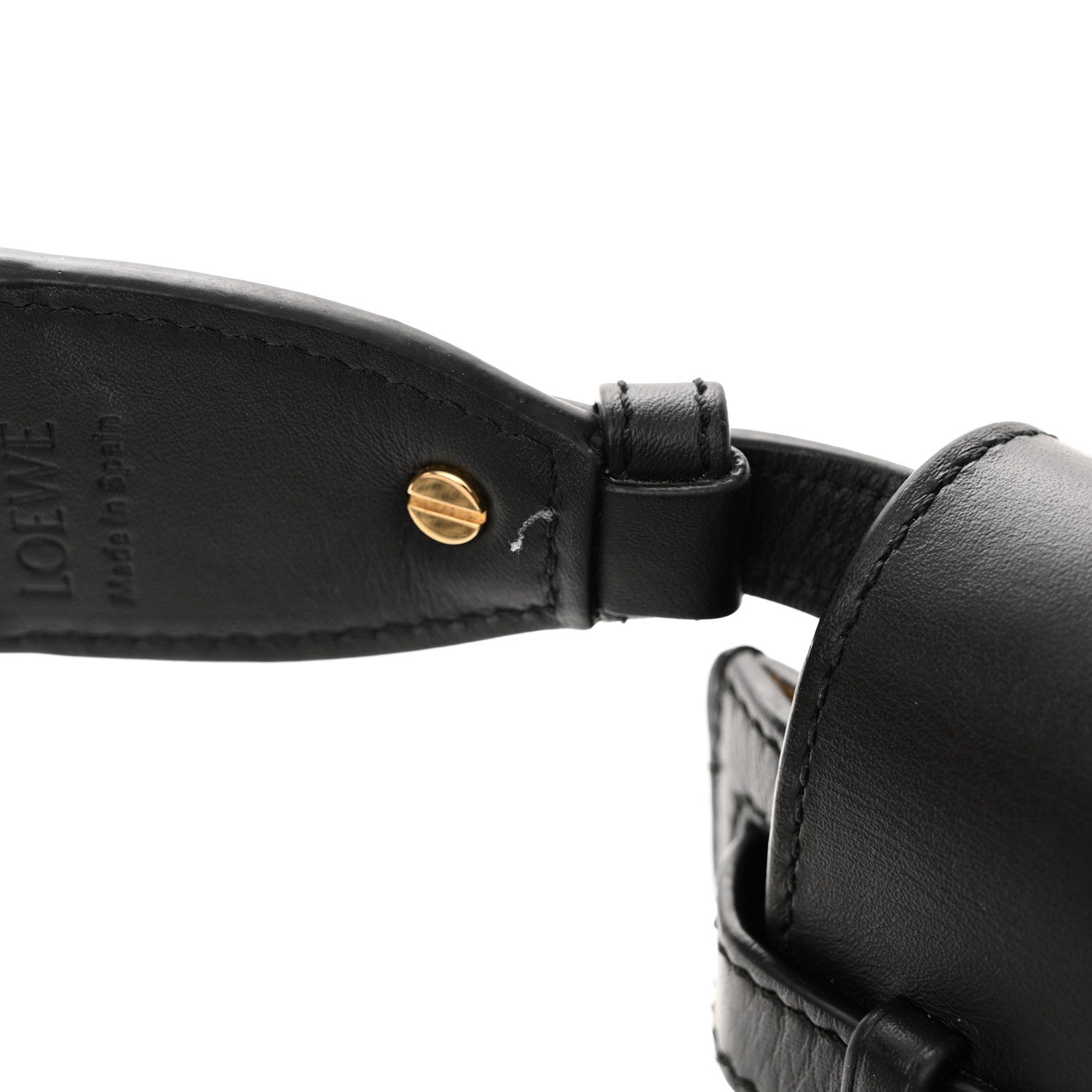 Loewe Calfskin Jacquard Mini Gate Dual Bag Black 12 of 12