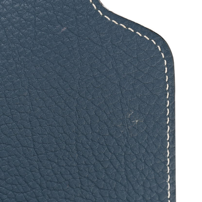 Hermes Taurillon Clemence Sac Roulis 23 Bleu Jean 8 of 13