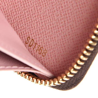 Louis Vuitton Monogram Clemence Wallet Rose Ballerine 7 of 7