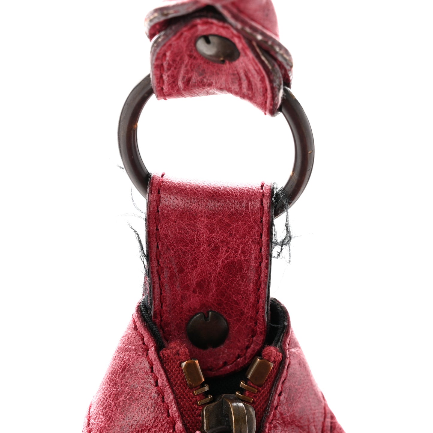 Agneau Classic Hardware Day Hobo Pourpre