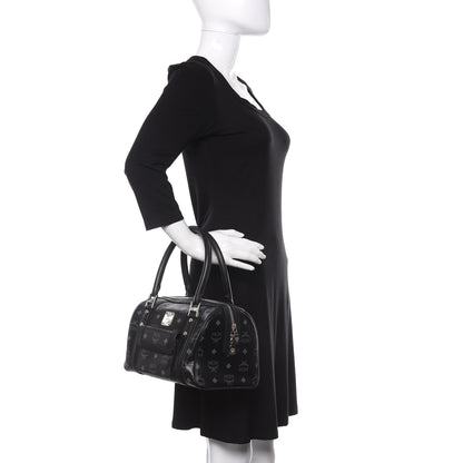 MCM Visetos Small Boston Bag Black 2 of 13