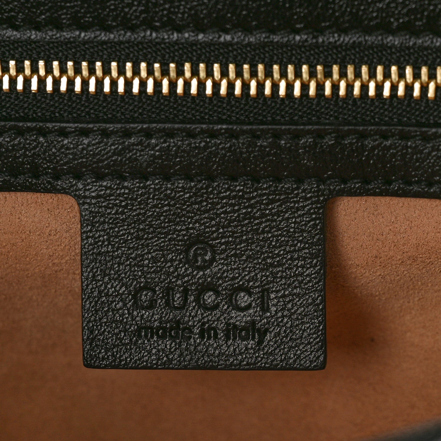 Gucci Monogram Matelasse Diagonal Small GG Marmont Shoulder Bag Beige Black 6 of 9