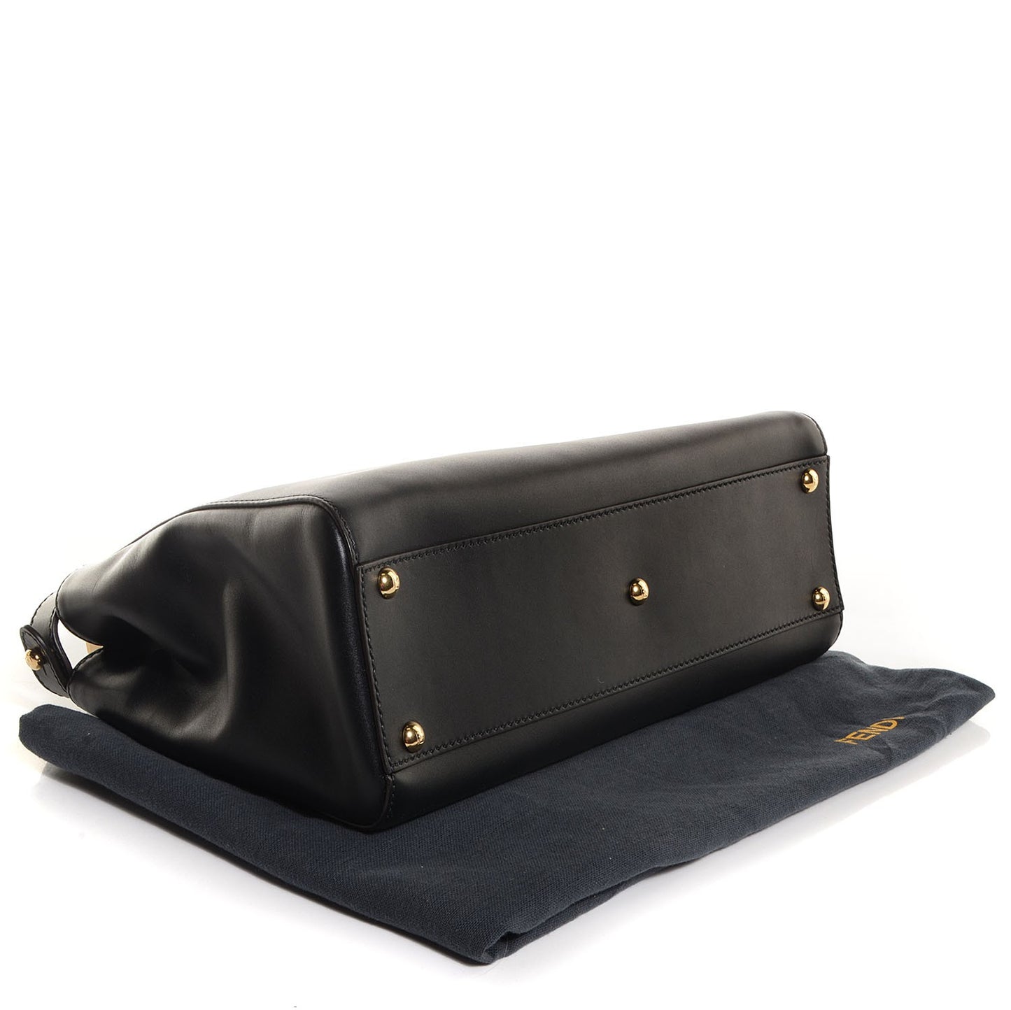 Vitello Morgan Fabric Jacquard Pequin Medium Peekaboo Iconic Satchel Black Tobacco