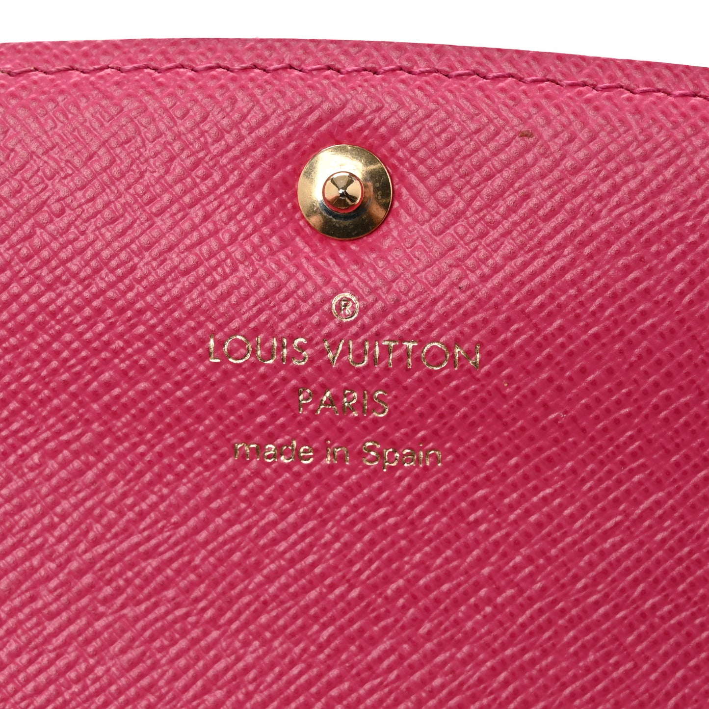 Monogram Bloom Flower Emilie Wallet Fuchsia