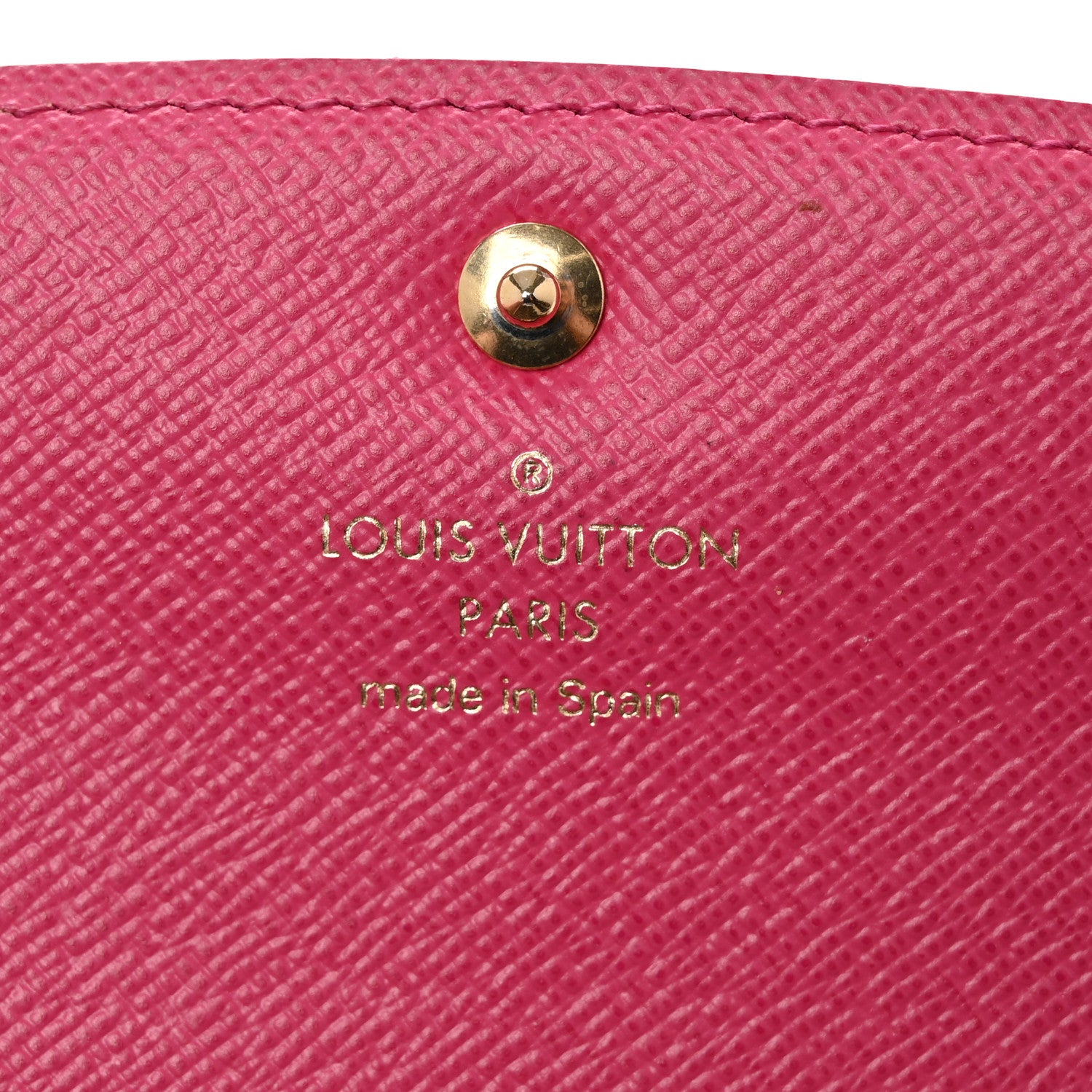 Louis Vuitton Monogram Bloom Flower Emilie Wallet Fuchsia 6 of 13