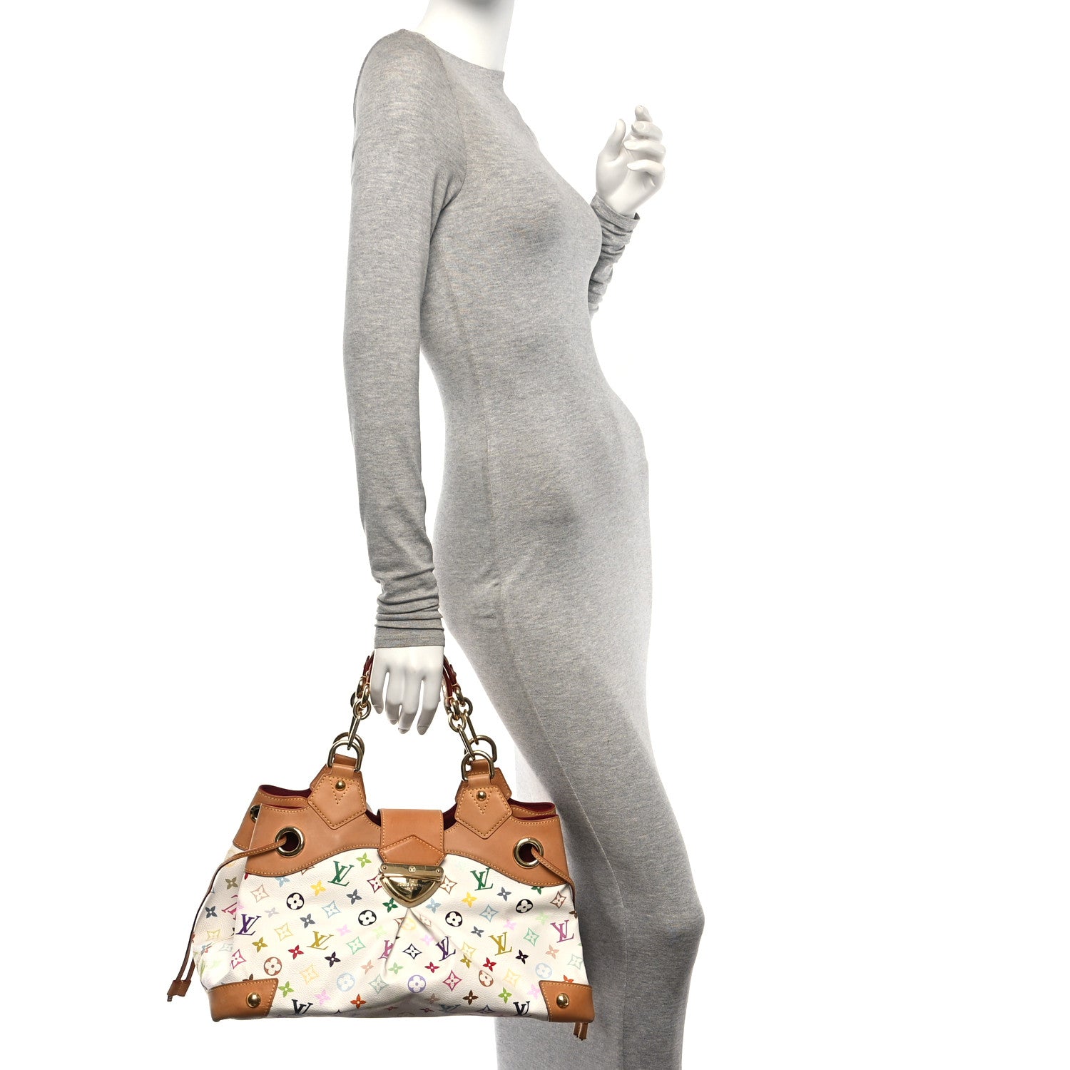 Louis Vuitton Monogram Multicolor Ursula White 2 of 16