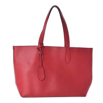 Burberry Haymarket Check Reversible Tote Red 1 of 25